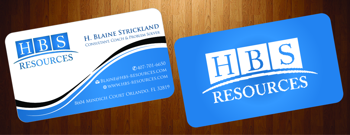 Business Card Design by harmi_199 for HBS Resources | Design #3931882