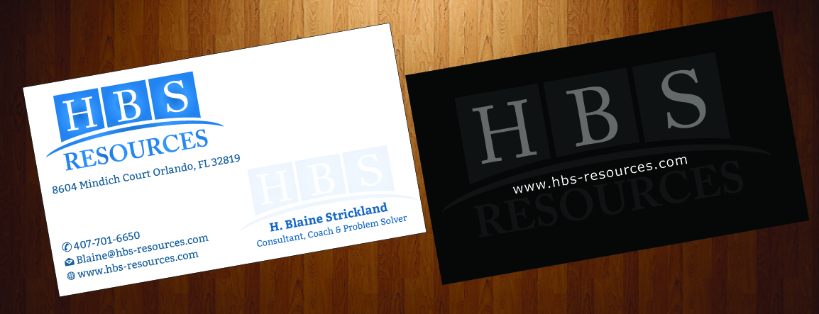 Business Card Design by HarmiDesigning for HBS Resources | Design #3933116