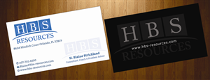 Business Card Design by harmi_199 for HBS Resources | Design: #3933116