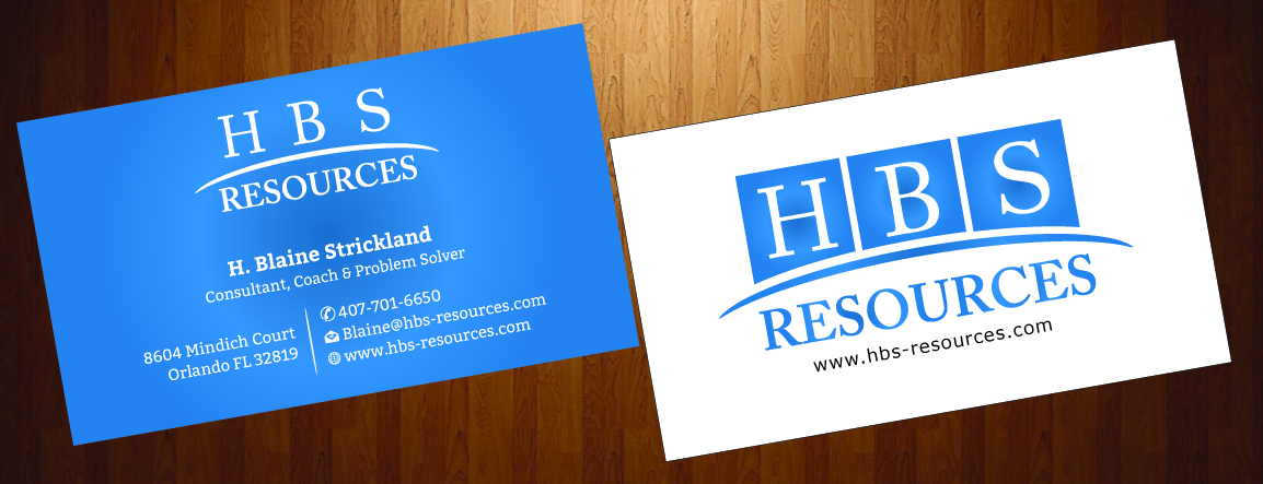 Business Card Design by HarmiDesigning for HBS Resources | Design #3933119