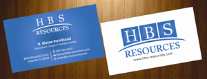 Business Card Design by harmi_199 for HBS Resources | Design: #3933119