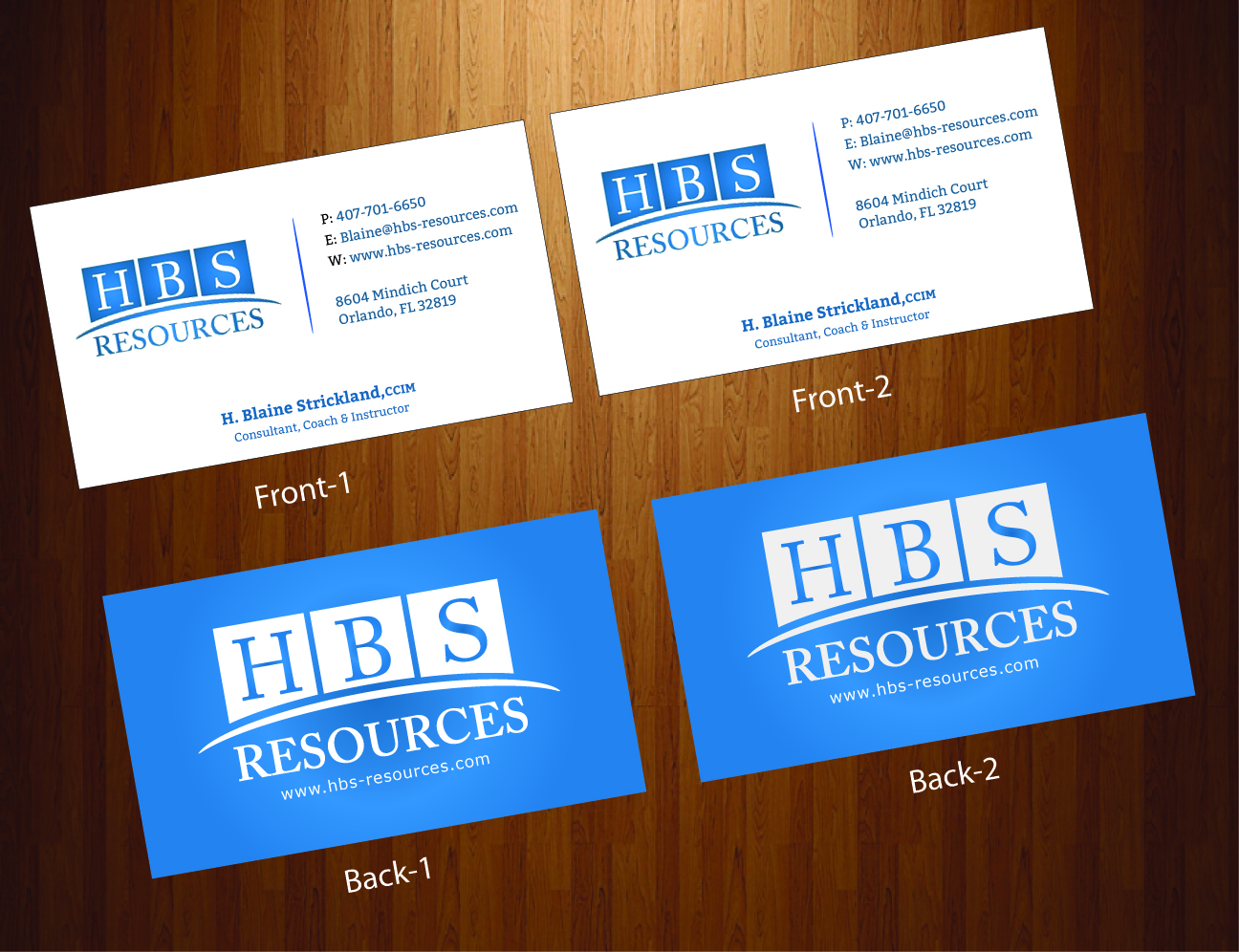Business Card Design by HarmiDesigning for HBS Resources | Design #3937504
