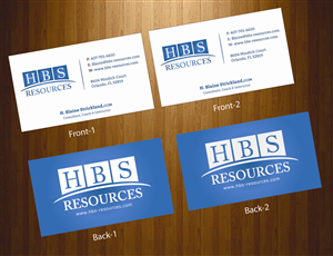 Business Card Design by harmi_199 for HBS Resources | Design: #3937504