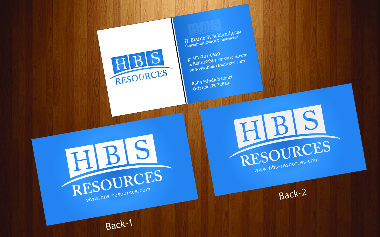 Business Card Design by HarmiDesigning for HBS Resources | Design #3937528