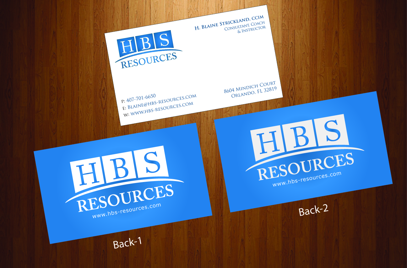 Business Card Design by HarmiDesigning for HBS Resources | Design #3937530