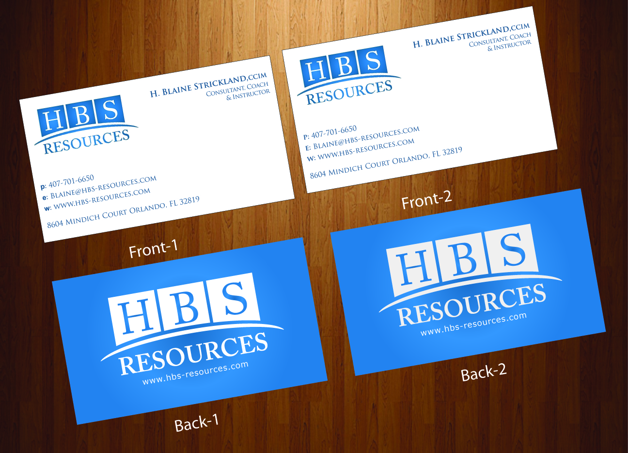 Business Card Design by HarmiDesigning for HBS Resources | Design #3937542