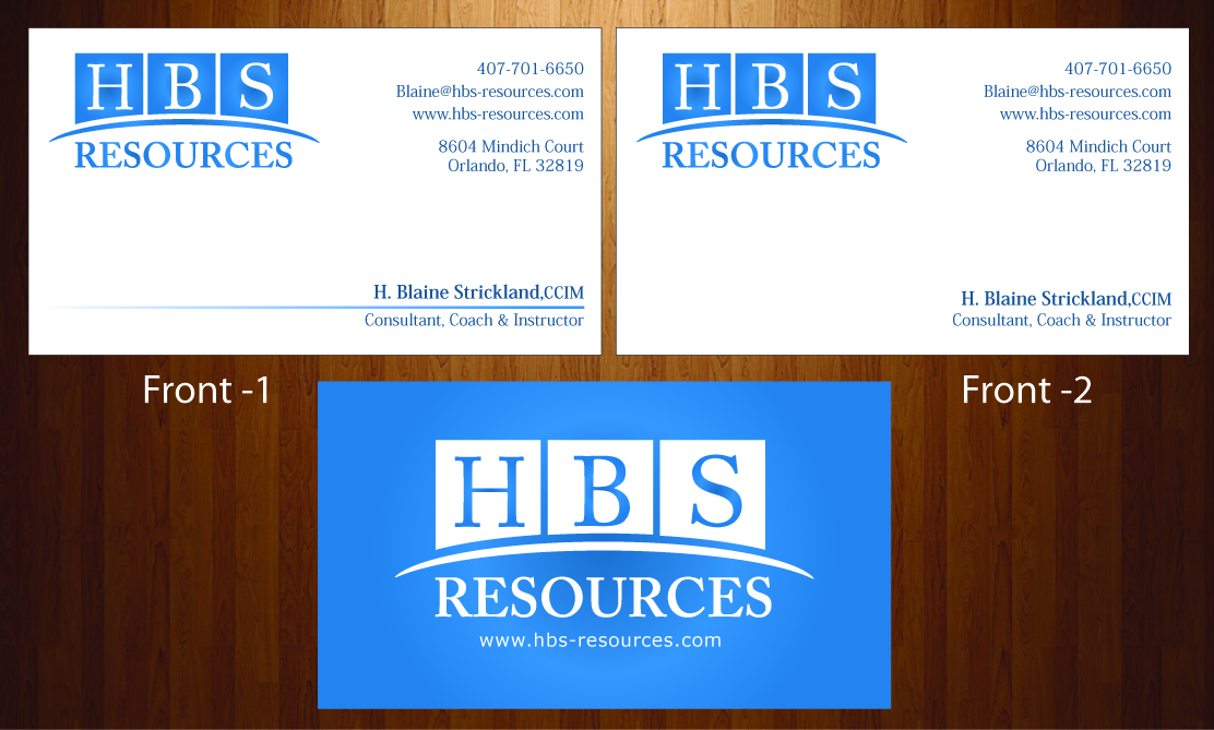 Business Card Design by HarmiDesigning for HBS Resources | Design #3944254