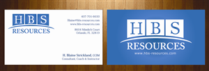 Business Card Design by harmi_199 for HBS Resources | Design: #3952316