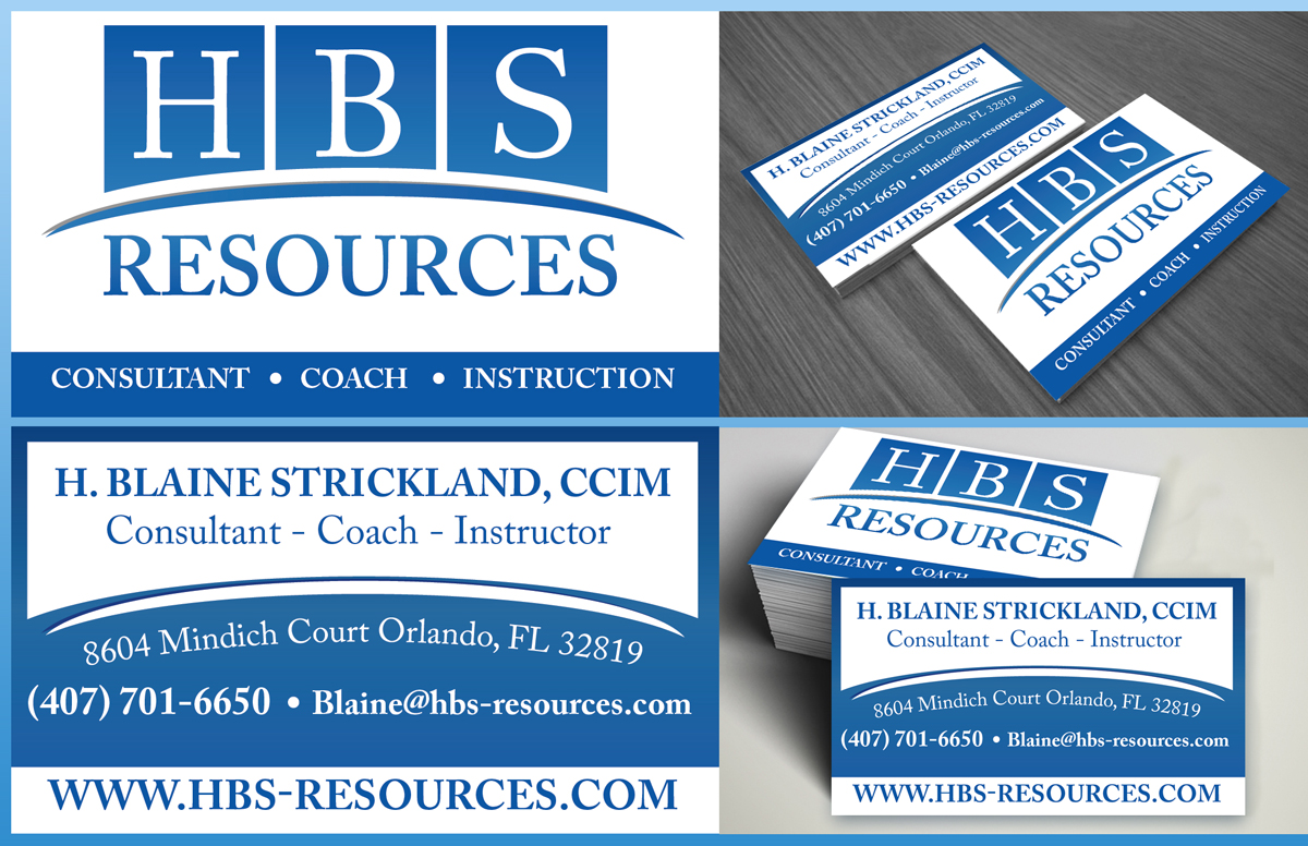 Business Card Design by UrbainFX for HBS Resources | Design #3939126