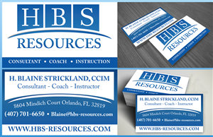 Business Card Design by UrbainFX for HBS Resources | Design: #3939126