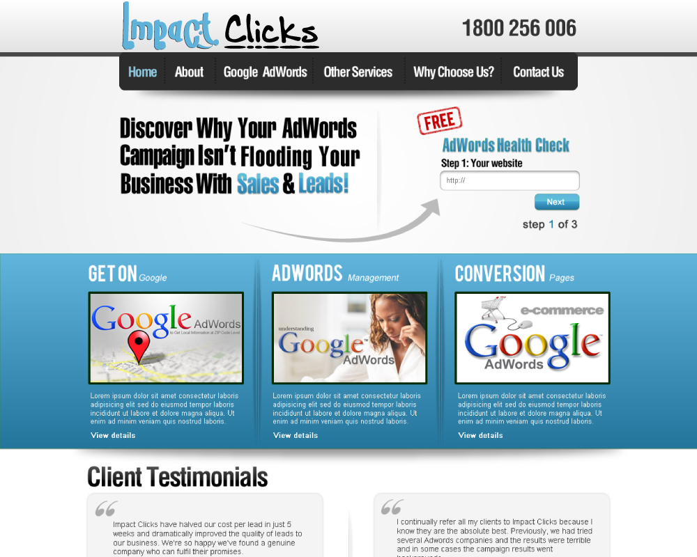Logo Design by briliana for Impact Clicks Pty Ltd | Design #1082547