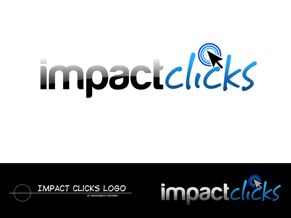 Logo Design by Dj Kemmy for Impact Clicks Pty Ltd | Design #1065671