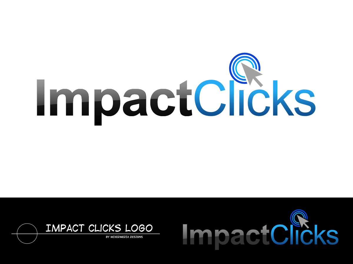 Logo Design by Dj Kemmy for Impact Clicks Pty Ltd | Design #1065694