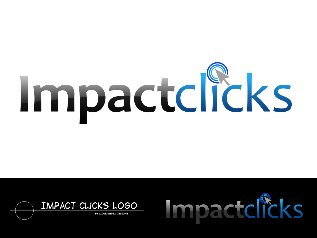 Logo Design by Dj Kemmy for Impact Clicks Pty Ltd | Design #1065701