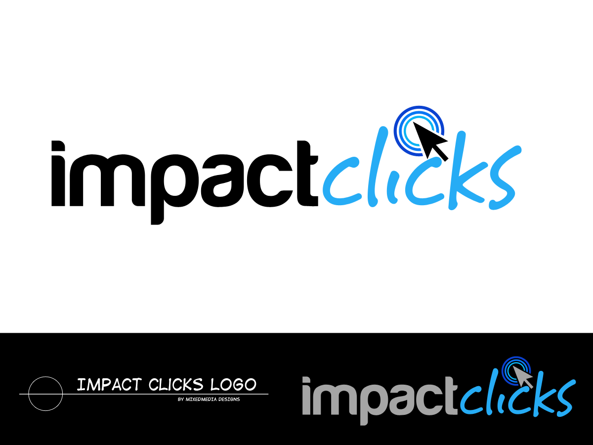 Logo Design by Dj Kemmy for Impact Clicks Pty Ltd | Design #1068192