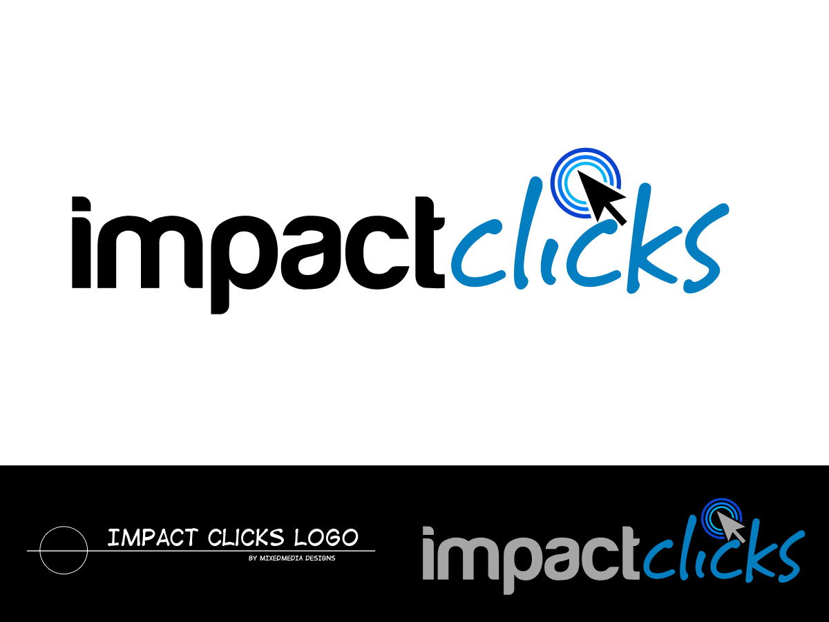 Logo Design by Dj Kemmy for Impact Clicks Pty Ltd | Design #1068194