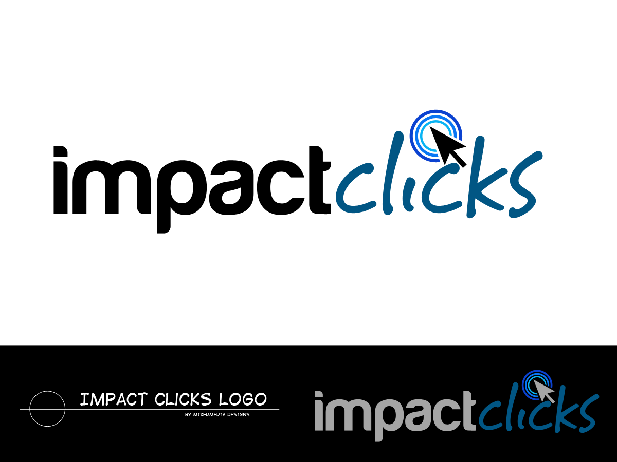 Logo Design by Dj Kemmy for Impact Clicks Pty Ltd | Design #1068198