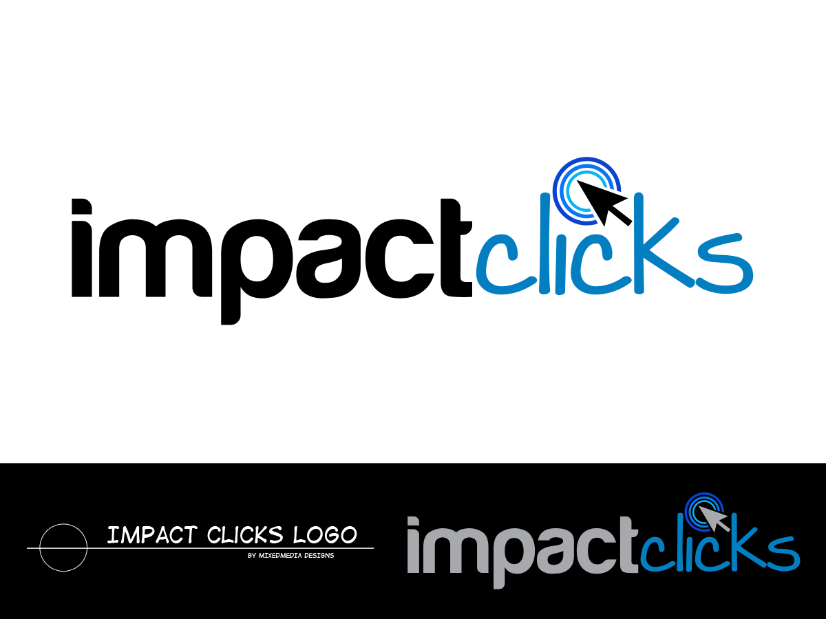 Logo Design by Dj Kemmy for Impact Clicks Pty Ltd | Design #1072924