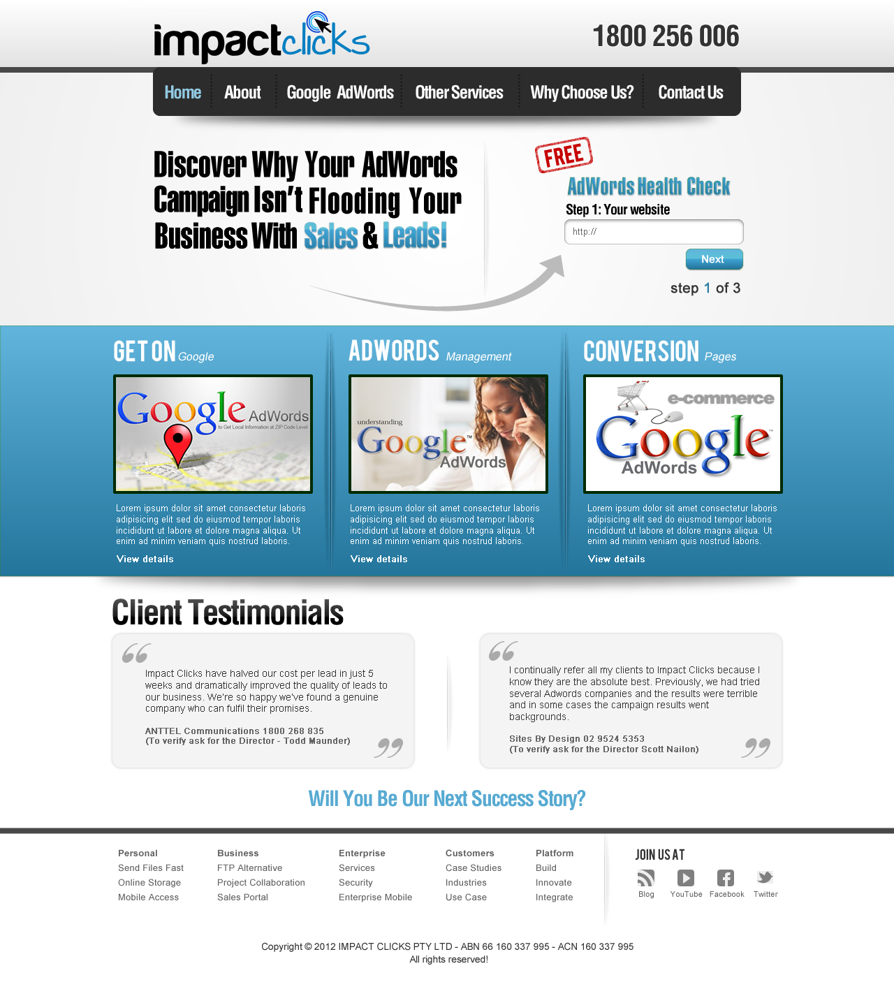 Logo Design by Dj Kemmy for Impact Clicks Pty Ltd | Design #1072925