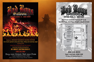Bad Boys Saloon | Business Card Design by Hardcore Design