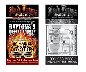 Bad Boys Saloon | Business Card Design by Studio 17