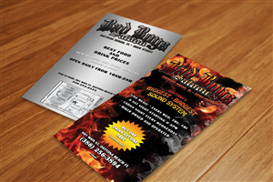 Bad Boys Saloon | Business Card Design by Sarah Mathews