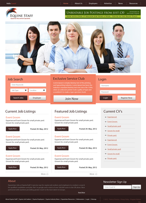 Web Design by pb for Prestige | Design: #1074716