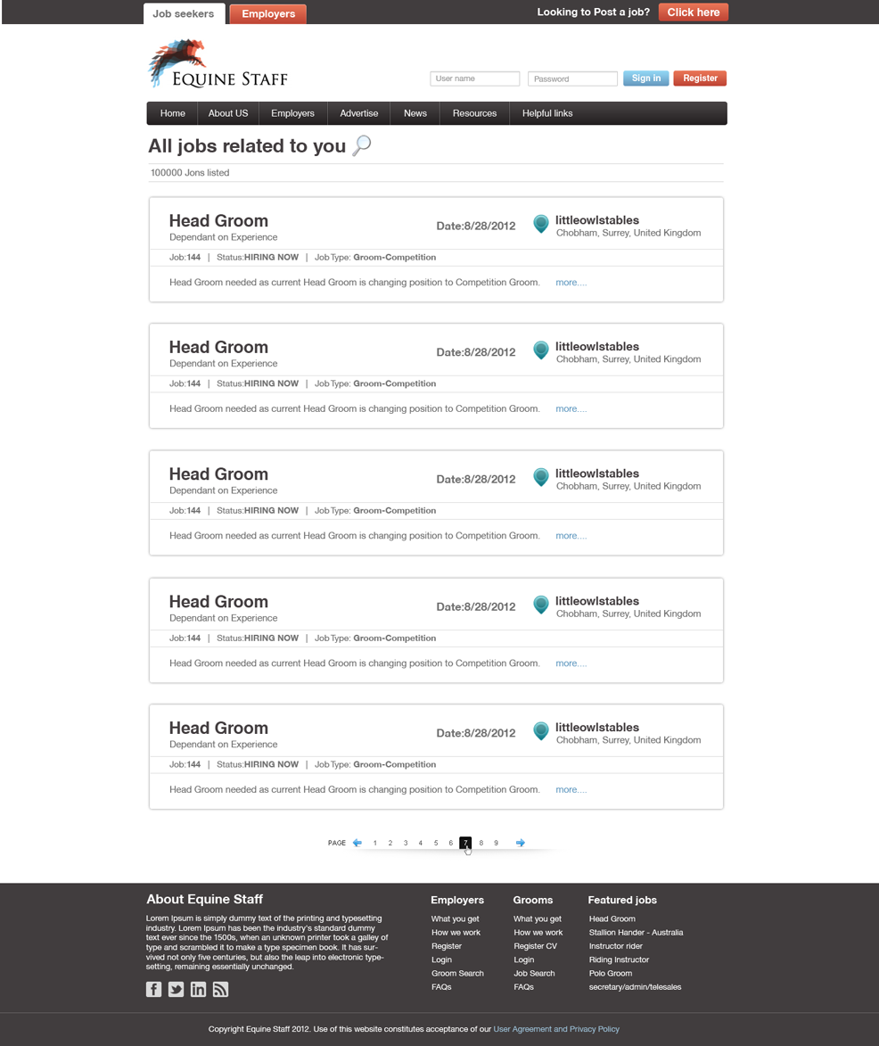 Web Design par krishnan pour Prestige | Design #1139811