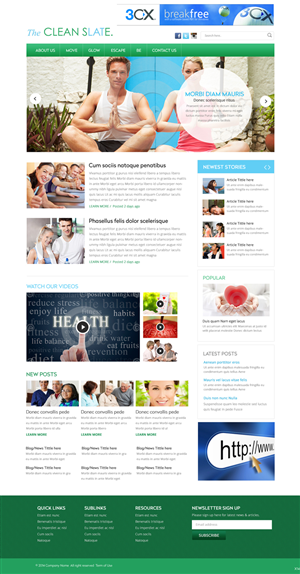 Web Design by pb for this project | Design: #3941751