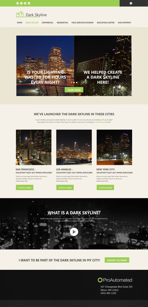 Web Design by Silverfox Studio for this project | Design #3952106