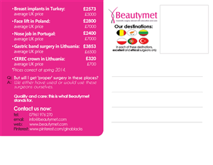 Design de Carte Postale par alessandroevge pour Belleza Ltd Online Beauty Shop | Design : #3940471