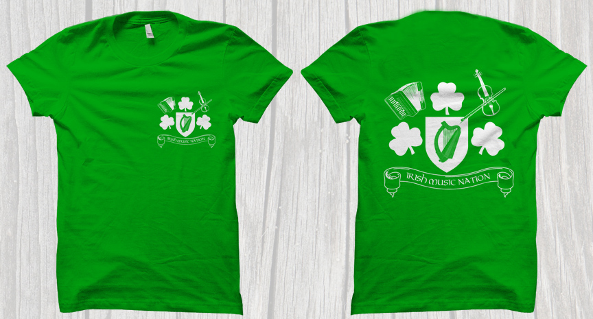T-shirt Design by erex for Irish music nation | Design #3978394