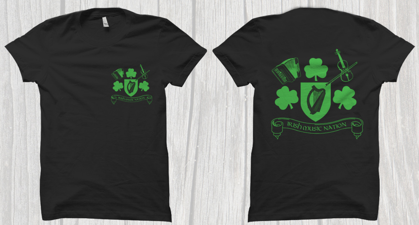Design de T-shirt par erex pour Irish music nation | Design #3978405