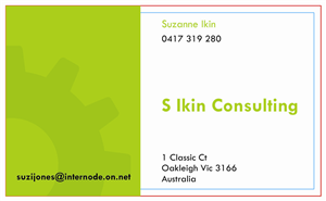 Diseño de Tarjeta de Presentación por dessureshkumar para S Ikin Consulting | Diseño #3942137