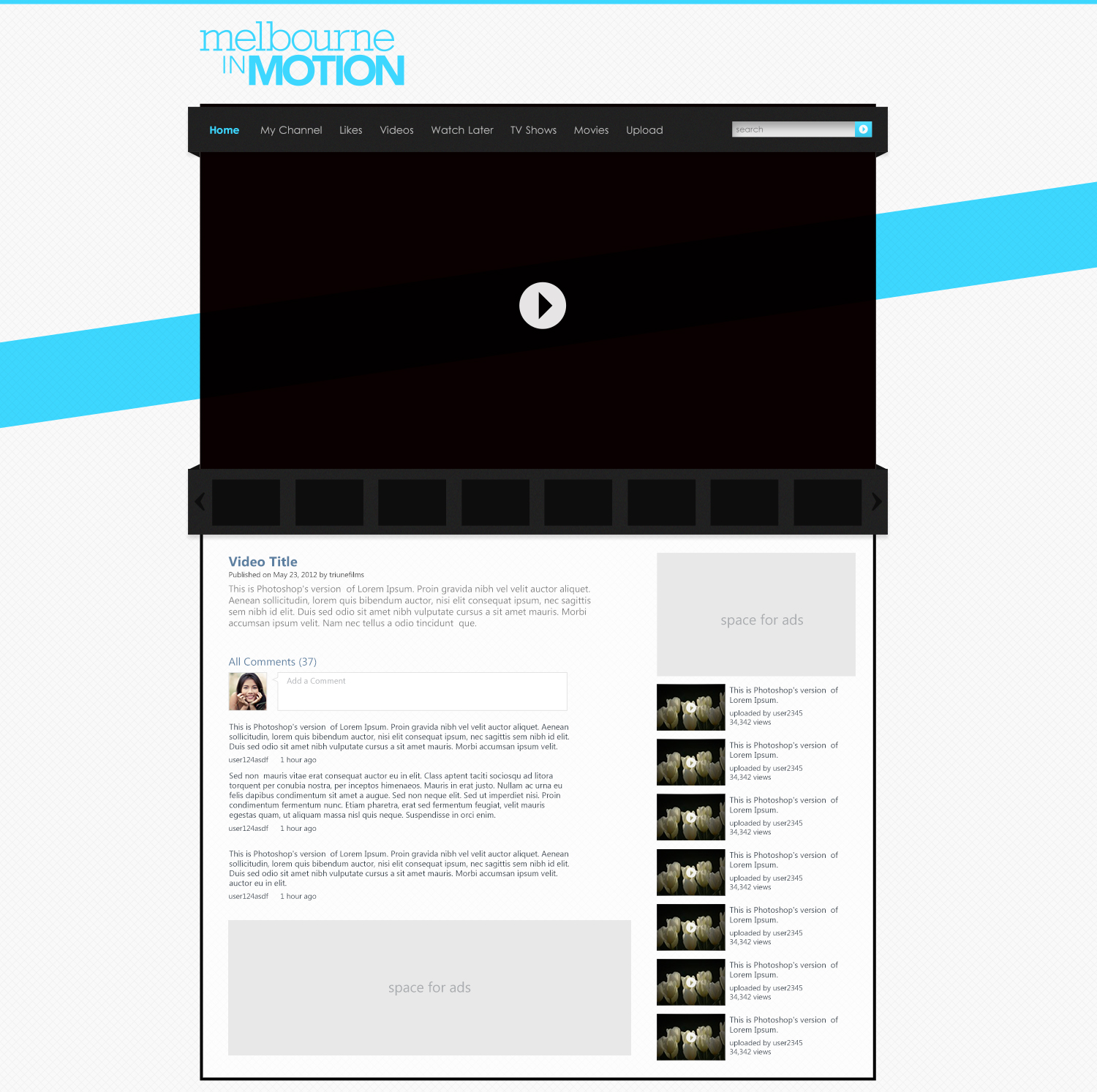 YouTube Design by WirePaper for this project | Design #1084566