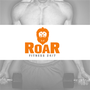 Diseño de Logo por J. Brandt Studio para RoarFitness247 | Diseño: #3942572