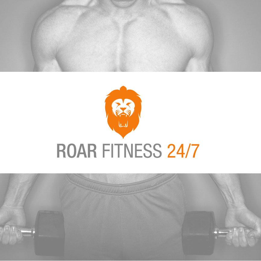Diseño de Logo por J. Brandt Studio para RoarFitness247 | Diseño #3942574