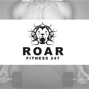 Diseño de Logo por J. Brandt Studio para RoarFitness247 | Diseño: #3950071