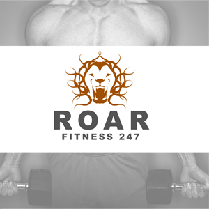 Diseño de Logo por J. Brandt Studio para RoarFitness247 | Diseño: #3950075