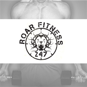 Diseño de Logo por J. Brandt Studio para RoarFitness247 | Diseño: #3952029
