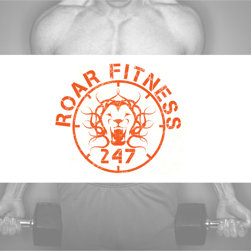 Diseño de Logo por J. Brandt Studio para RoarFitness247 | Diseño #3952032