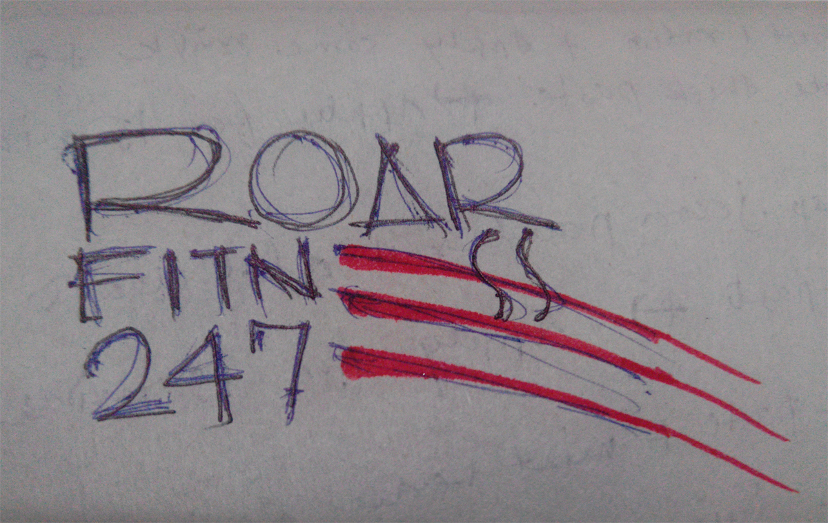 Logo Design by manju.m for RoarFitness247 | Design #3941687