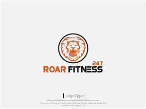 Diseño de Logo por Colorflix™ para RoarFitness247 | Diseño: #3943005