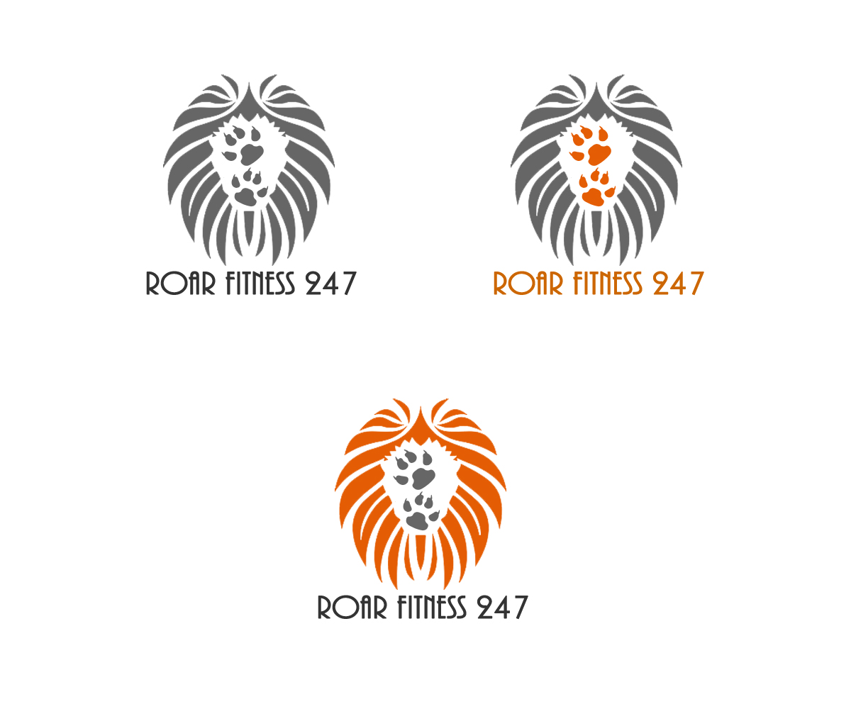 Logo Design by R O N I E for RoarFitness247 | Design #3968807