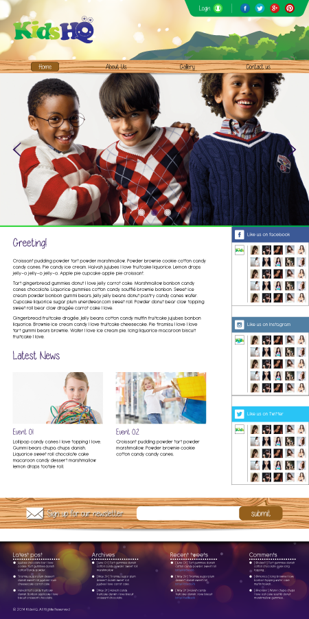 WordPress-Design von LEE MING YAO für dieses Projekt | Design #3989224