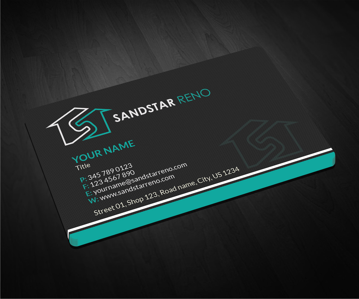 Business Card Design by Sarah Haroon for Sandstar Renovations | Design #3942853