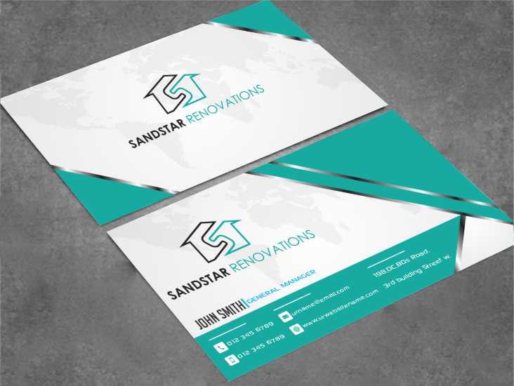 Business Card Design by AwsomeD for Sandstar Renovations | Design #3947307