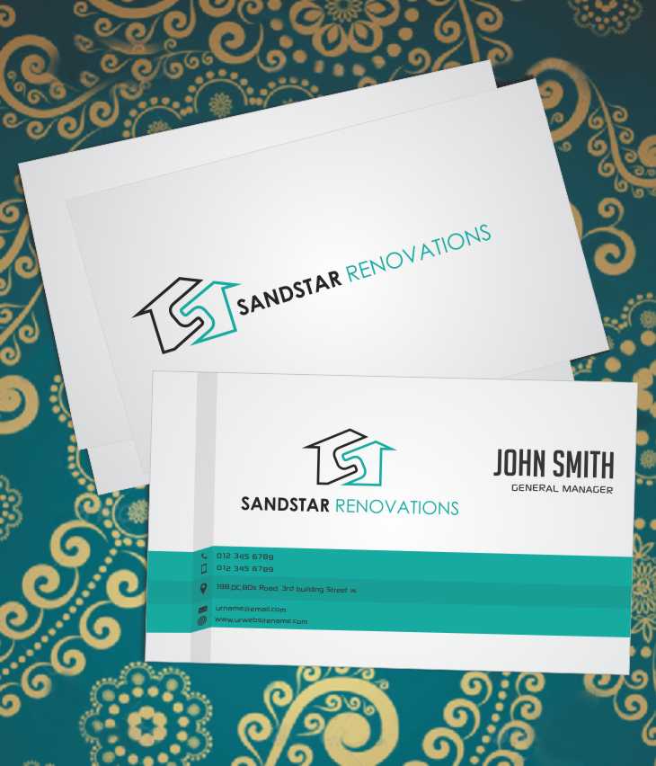 Business Card Design by AwsomeD for Sandstar Renovations | Design #3947313