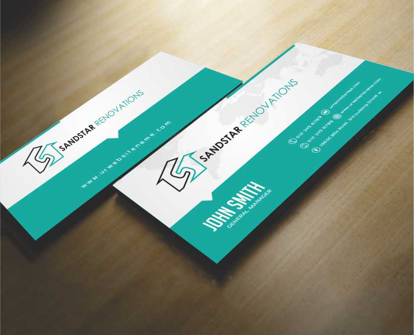 Business Card Design by AwsomeD for Sandstar Renovations | Design #3947322