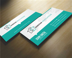 Business Card Design by AwsomeD for Sandstar Renovations | Design: #3947322